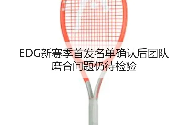EDG新赛季首发名单确认后团队磨合问题仍待检验